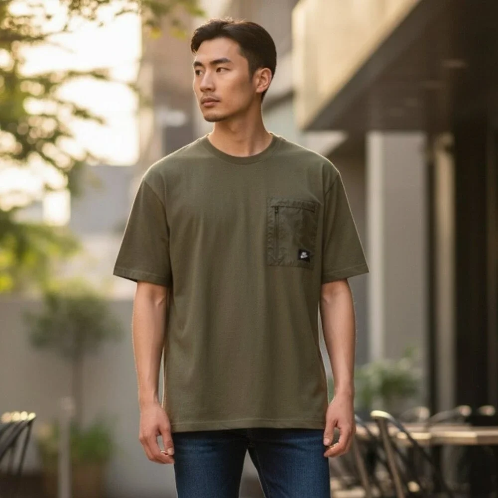 Nike Men's‎ Dark Green Pocket Tee